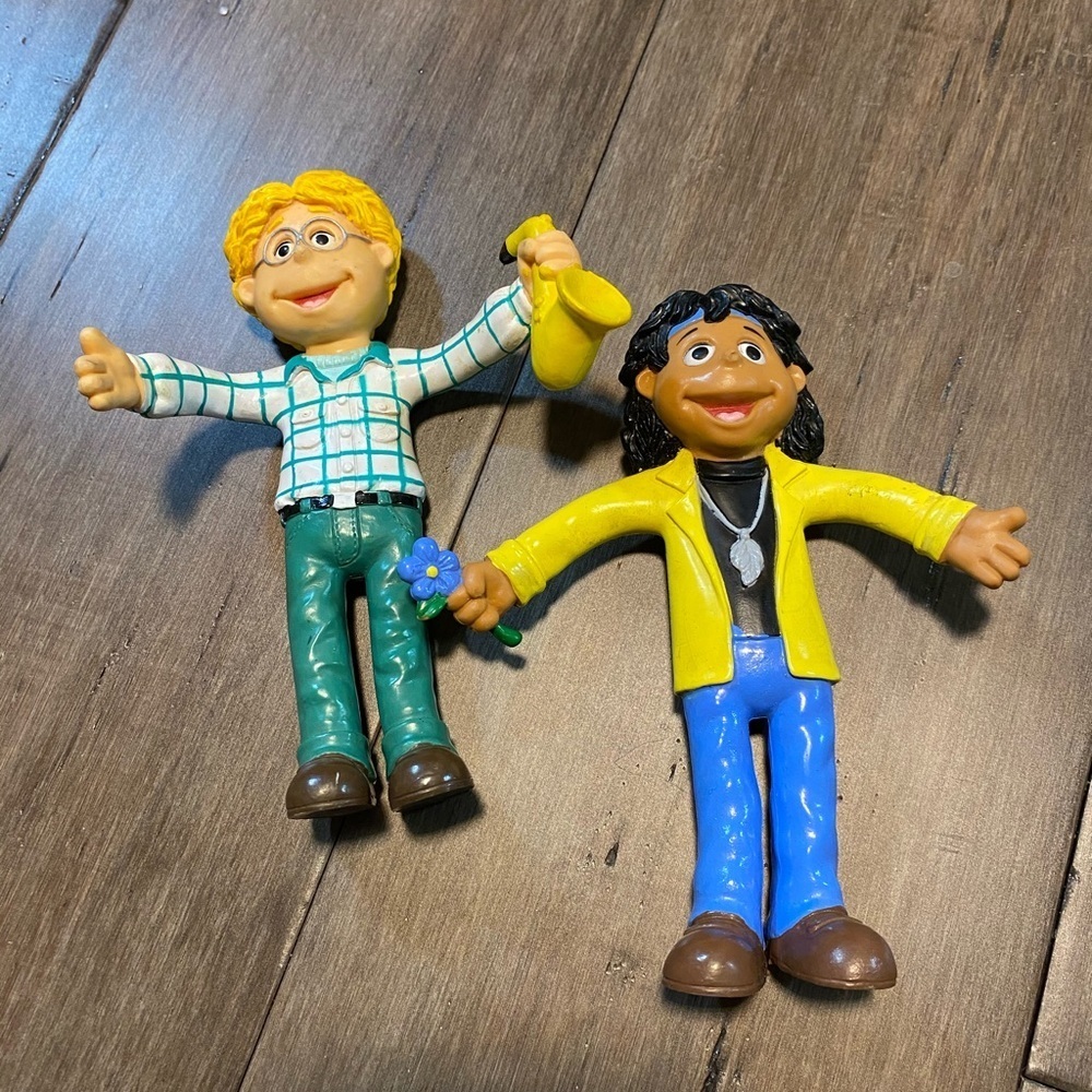 5 for $25 Vintage PUZZLE PLACE Af Am Boy SKYE NAKAIYE‎ Bendy figures 2